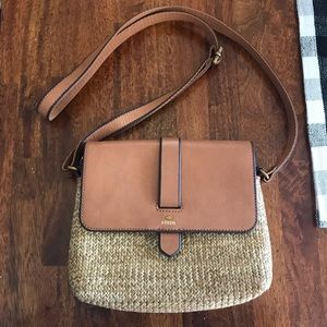LIKE NEW Fossil satchel purse